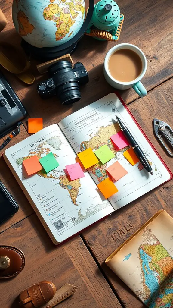 create a travel schedule