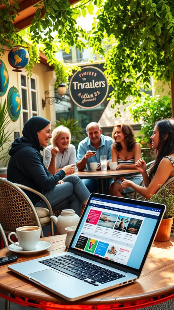 engage with travel enthusiasts