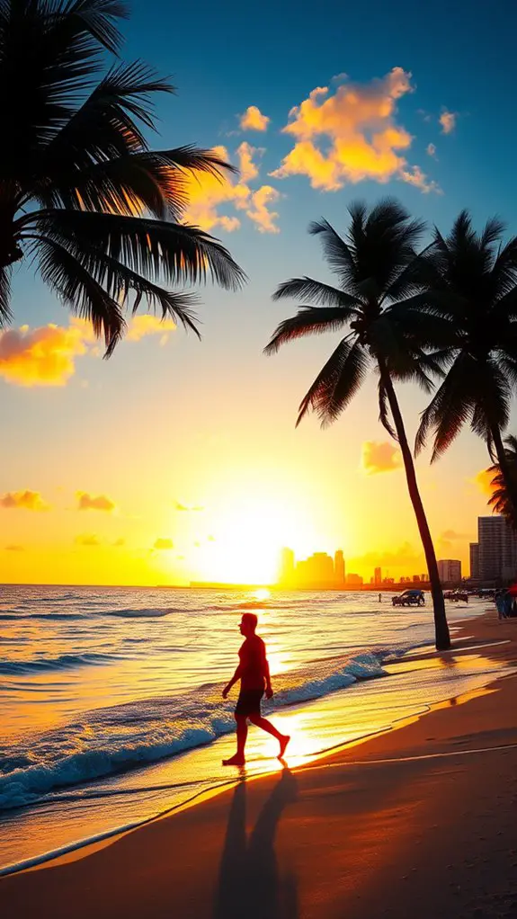 sunny coastal city vibes