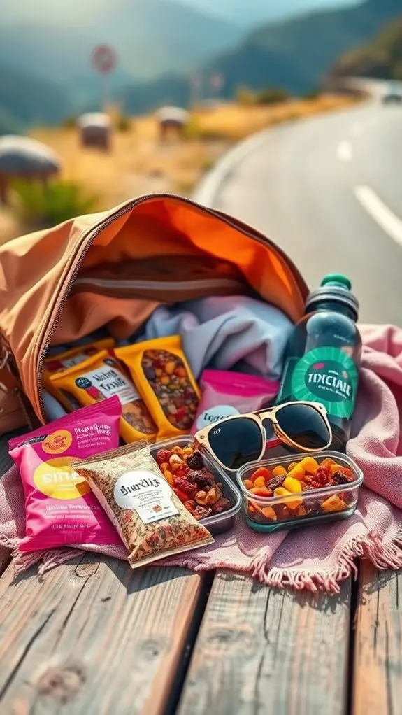 travel friendly snack options