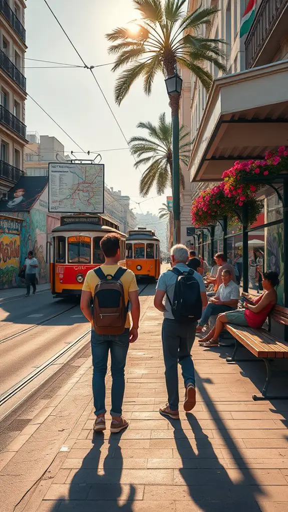 utilize public transit options